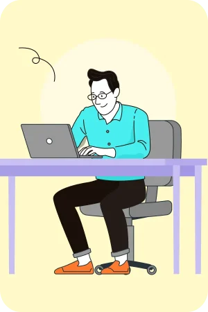 Man with Laptop